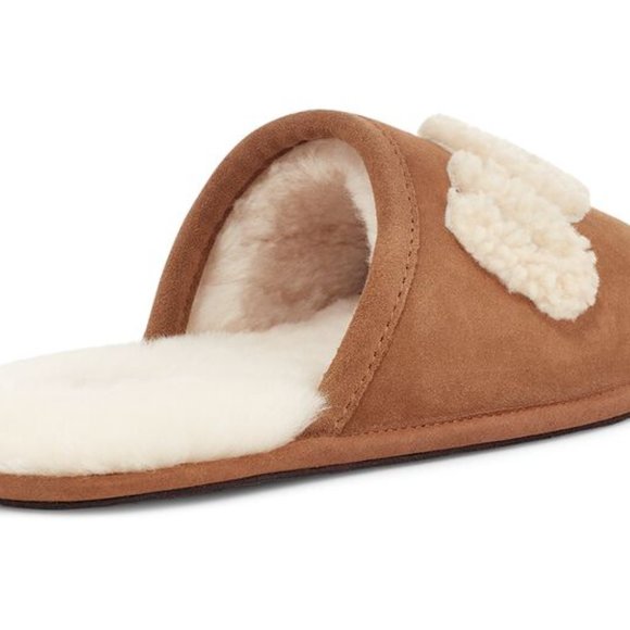 UGG Logo Scuff sheepskin slipper. NWT. 3D. Size: 10 - Picture 9 of 9